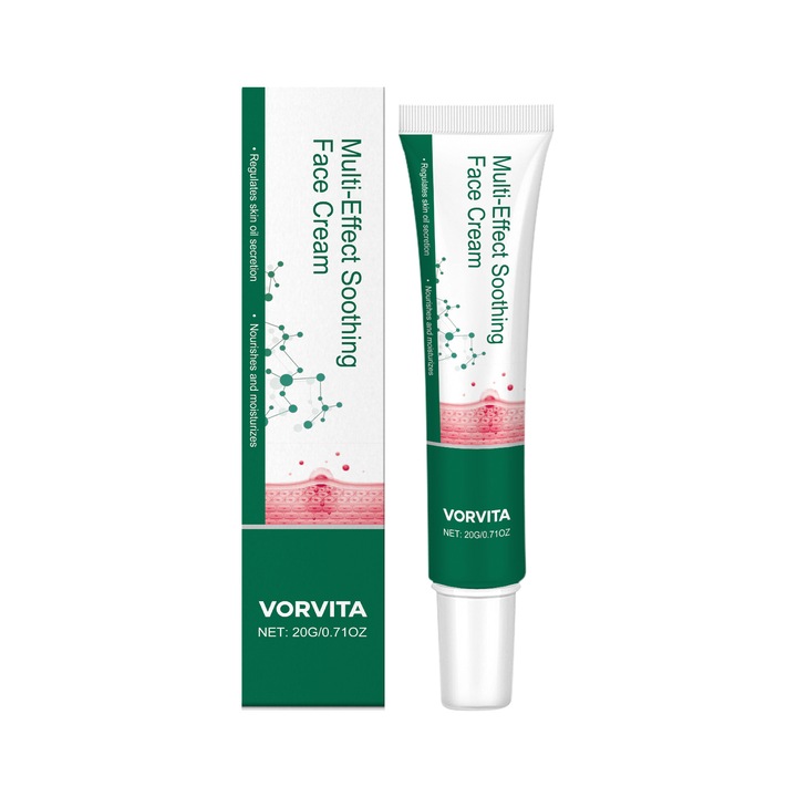 Крем за лице, Vorvita, хидратираща грижа, против бръчки, 20 гр