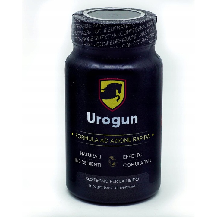 Supliment nutrițional NGS Urogun, vitalitate masculină, 30 capsule, cu extract de Maca și Ginseng