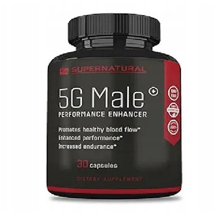 Supliment nutritiv 5G Male NGS, 30 capsule, natural, susține fluxul sanguin, energizează bărbații