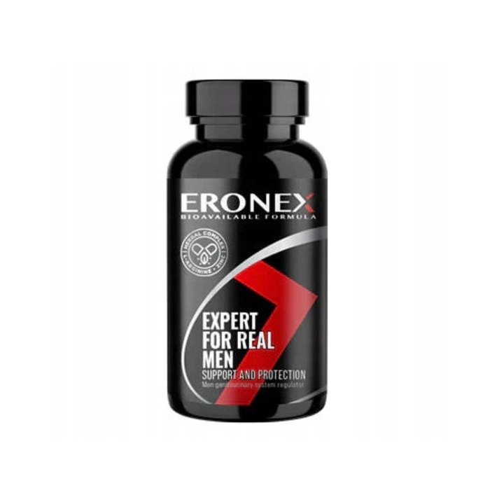 Supliment alimentar NGS Eronex, stimulare vitalitate, 30 capsule, extracte din plante