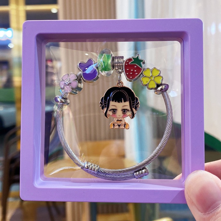 Bratara K-POP Witcher, Zoe, neagra, bijuterii dama