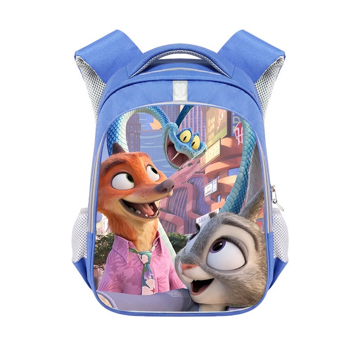 Zootropolis témájú óvodai hátizsák 2, kék, 07