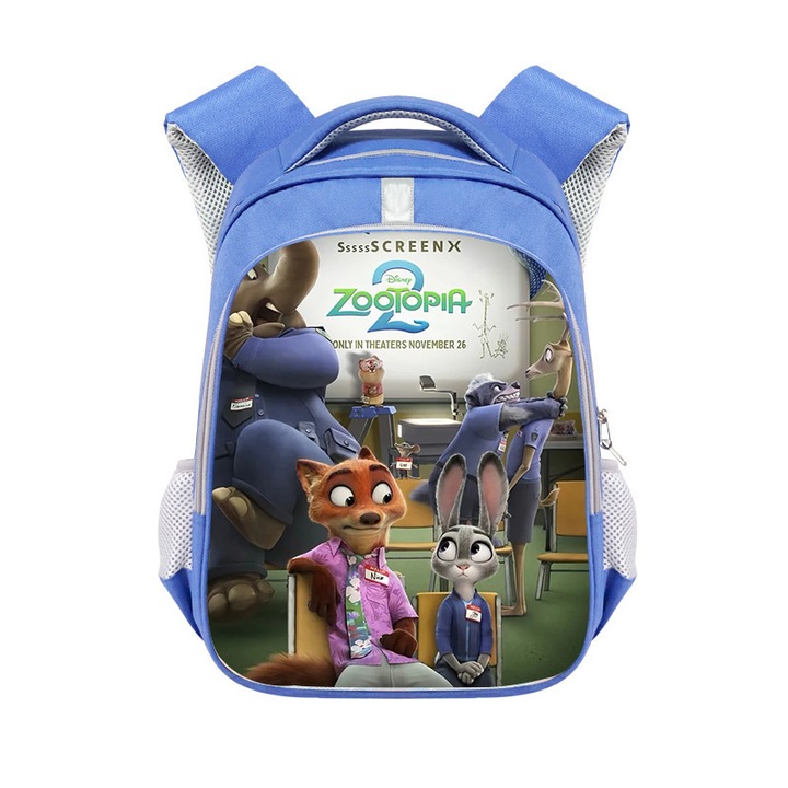 Zootopia 2 tematikus óvodai hátizsák, kék, 15