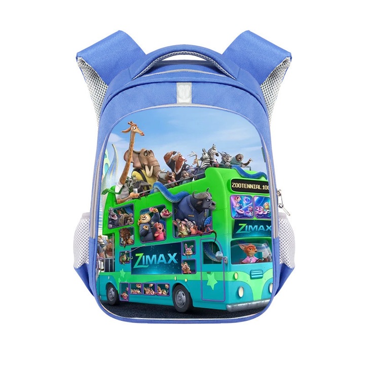 Zootropolis 2 tematikus óvodai hátizsák, kék