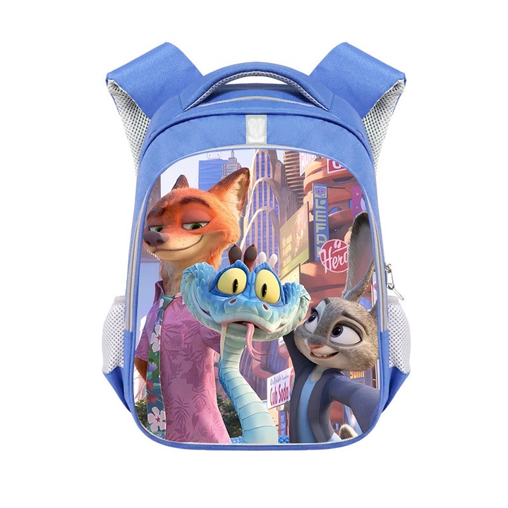 Zootropolis témájú óvodai hátizsák 2, kék, 16 hüvelyk