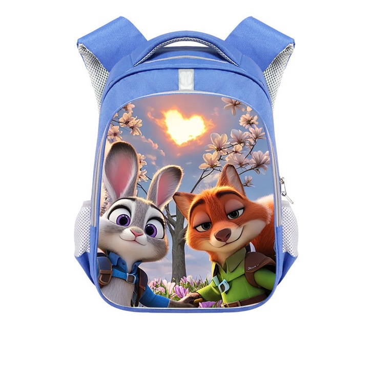 Zootropolis témájú óvodás hátizsák 2, kék, 21