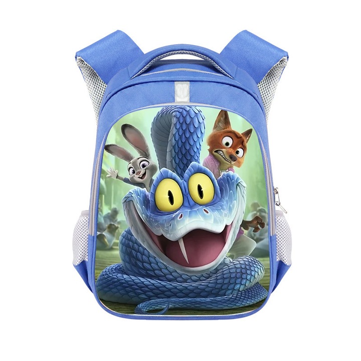 Zootropolis témájú óvodai hátizsák 2, kék, 27 cm