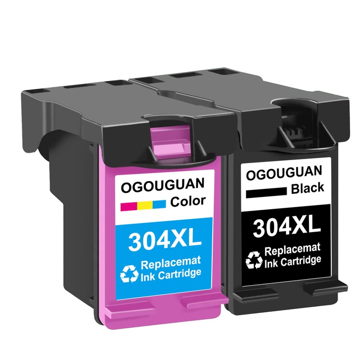Cartus imprimanta compatibil pentru HP 304 negru + culoare, SET DE CERNEALA, 1090 + 900 pagini, Certificat ISO