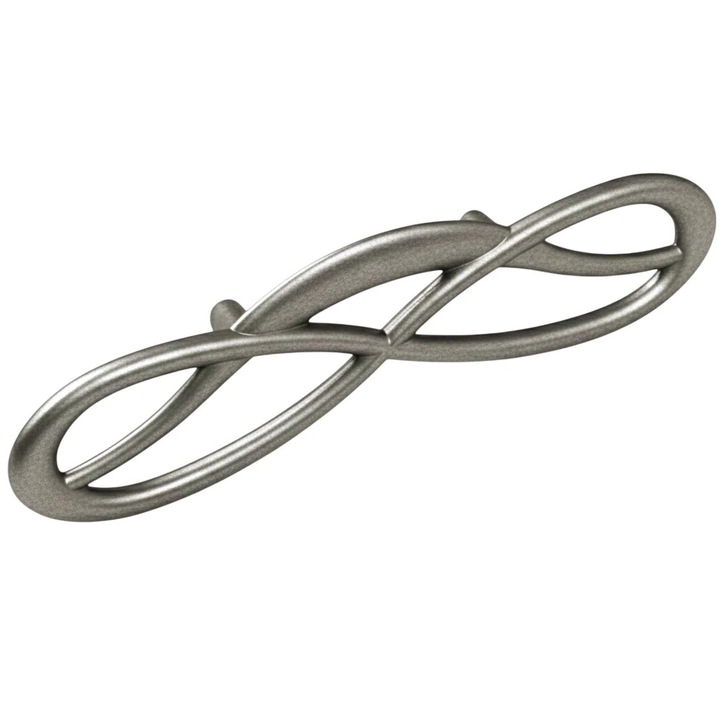 Maner pentru mobila Loire, finisaj argint antichizat, L:180 mm