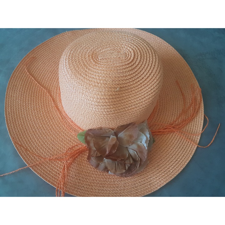 Palarii plaja pentru dama, model cu bor mare, set de 6 bucati