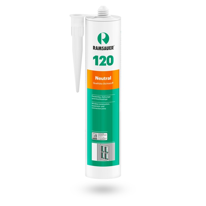 Silicon neutral Ramsauer 120, rezistent UV, fungicid, antracit, 310ml