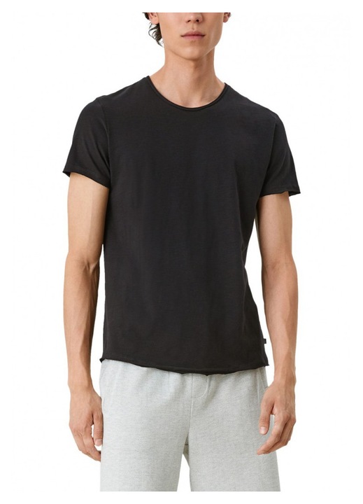 QS by s.Oliver Tricou negru bărbați, S