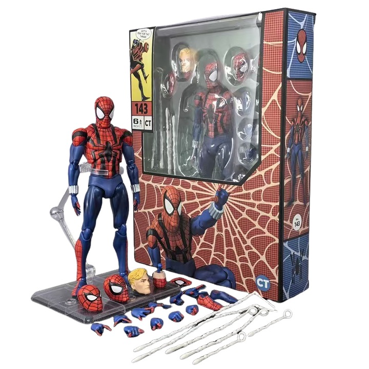 Фигурка Бен Райли Спайдър-мен, 15см, Многоцветен