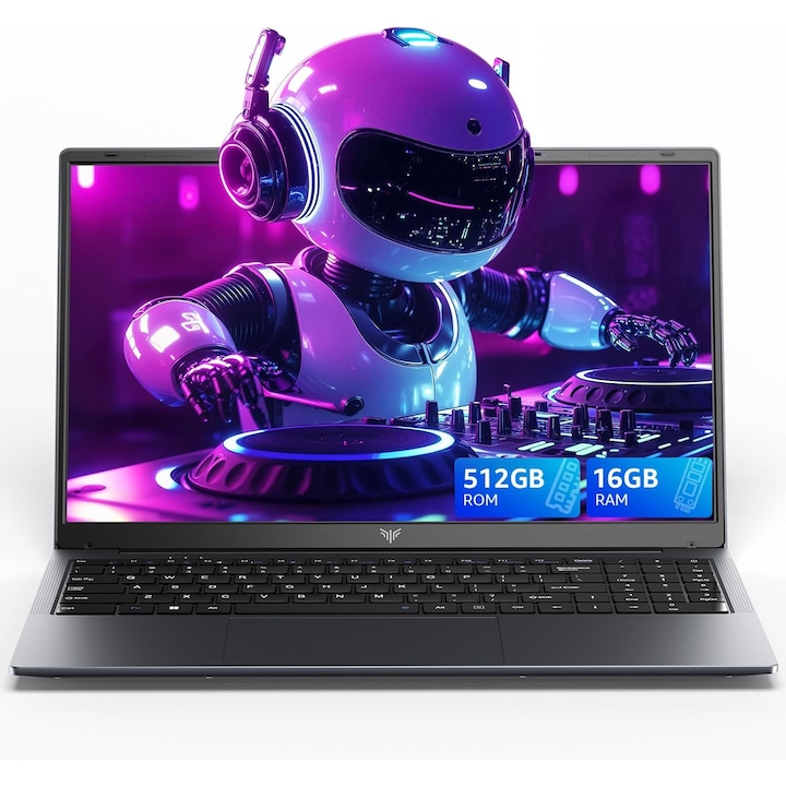 Laptop 15.6" cu procesor AMD Ryzen 3 4300U, 16GB DDR4 512GB SSD, Windows 11 Pro,1920*1080 Full HD, AMD Radeon Graphics, Gri