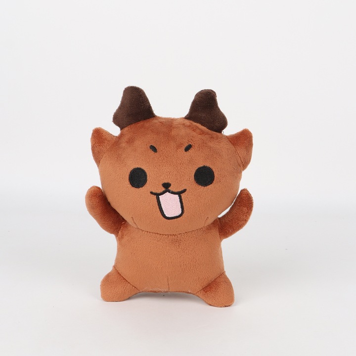 Jucarie de plus 99 Nights in the Forest, caprioara Q, alb natural, 15x9x20cm, set de jucarii de plus