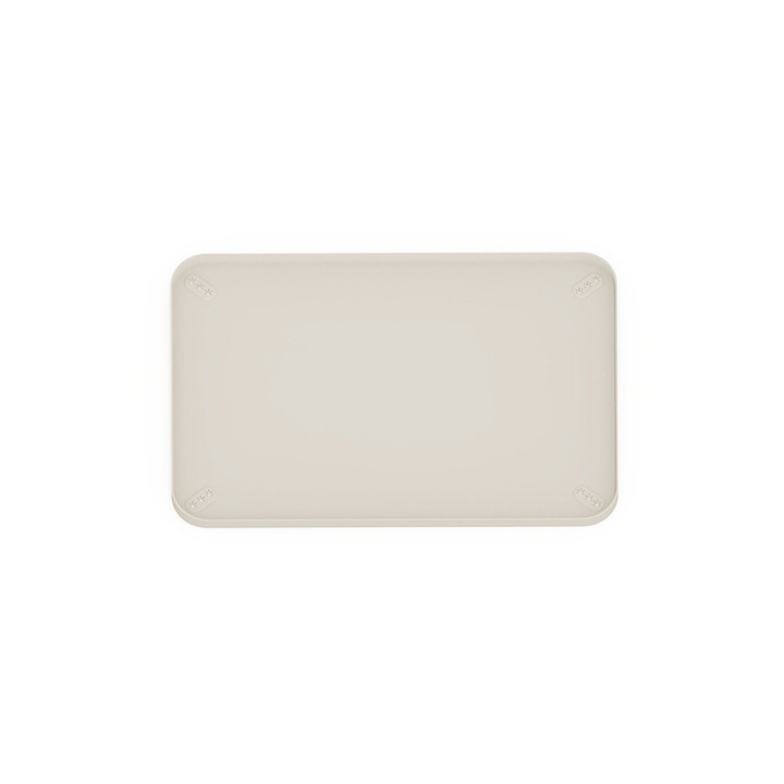 Saltea de antrenament impermeabila pentru caini, rectangulara, material siliconic, rezistenta la uzura, antiderapanta, 620x420mm, culoare alba