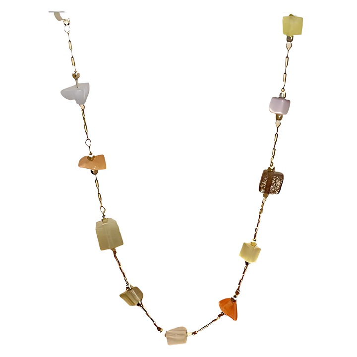 Lantisor din otel inoxidabil, PartyOn, clasic, delicat, argintiu, bijuterii barbati