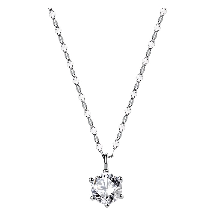 Lantisor barbati, PartyOn, 45cm, otel chirurgical, argintiu