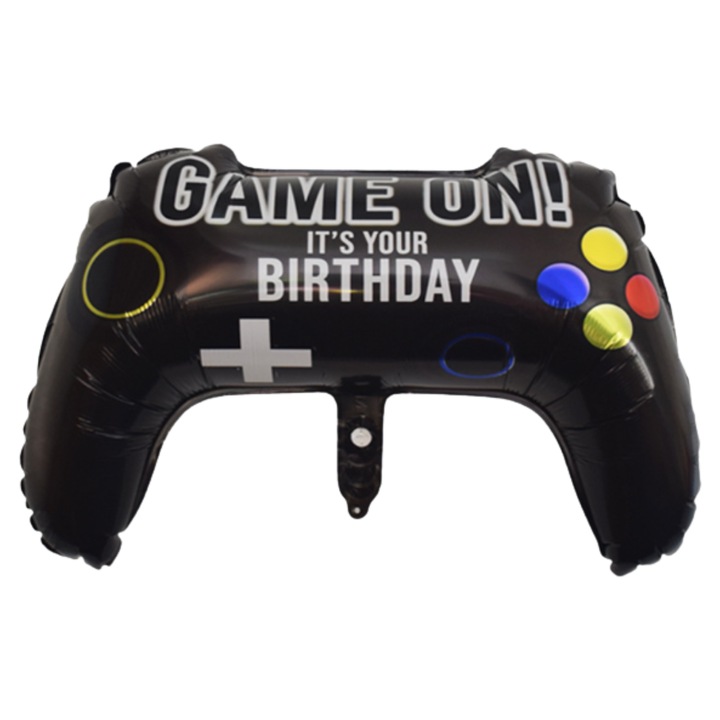 Balon Foliowy Multicolor PartyOn 38x64cm, decorare pentru petrecere de nastere Gaming