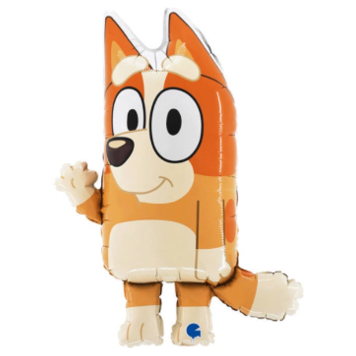 Balon din folie Bluey, 76cm, portocaliu, set 1 bucata