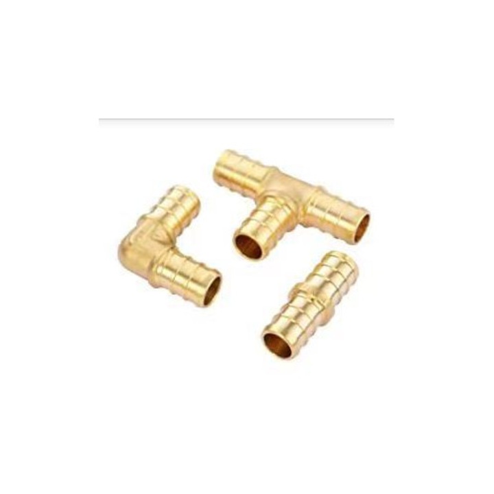 PEX fitting 3/4", háromrészes könyök T-idom, amerikai szabvány, ólommentes