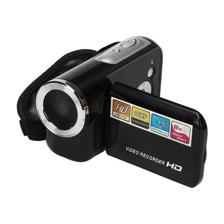 Camera video, 1080P, 16.0 MP, 2.0 inch, zoom digital 8X, inregistrare video