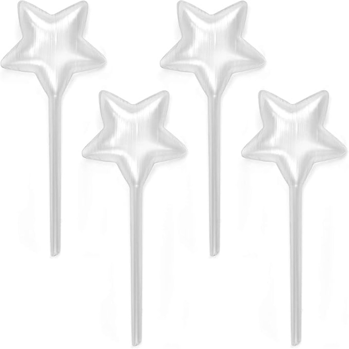 4 db-os automata öntözőgömb készlet üvegből, nagy kapacitású, 15 cm, átlátszó