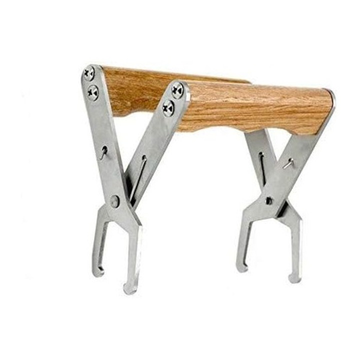 Ridicator pentru cadre stup, inox/lemn