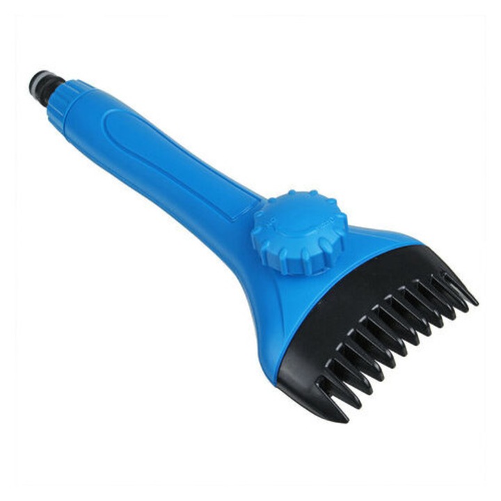 Perie de curatare pentru filtre de piscina, 22x10x5cm, albastra, set 1 bucata