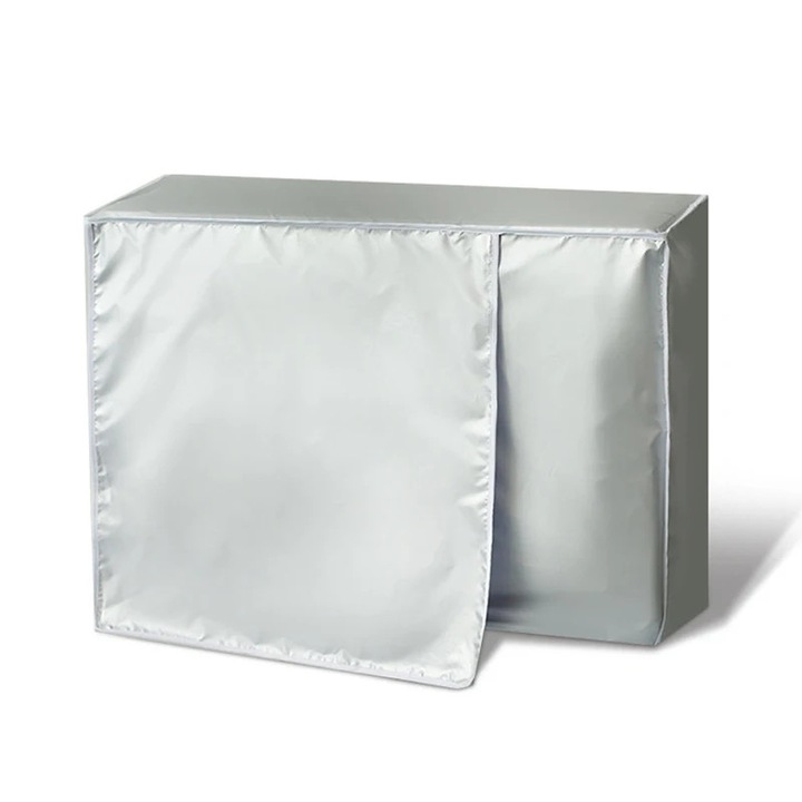 Калъф за климатик, сребрист, 80x30x57см, водоустойчив, прахоустойчив, за външна защита