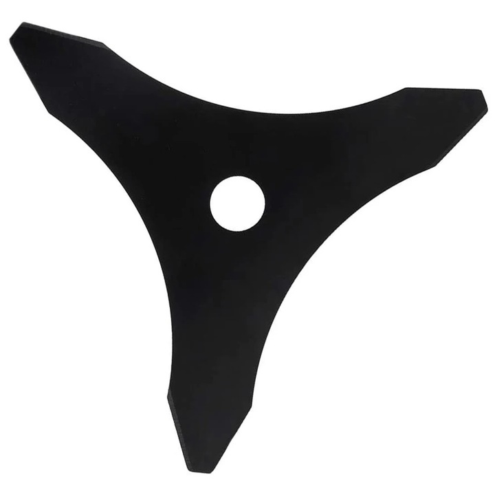 Lama de cositoare 10 inch, 3 dinti, otel mangan, pentru gradina, set accesorii