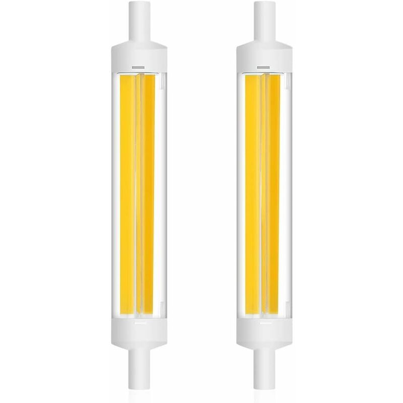 Bec R7S Dimmabil 20W, 2700K-3000K, 360°, 16mm x 118mm, set de 2 bucati ...
