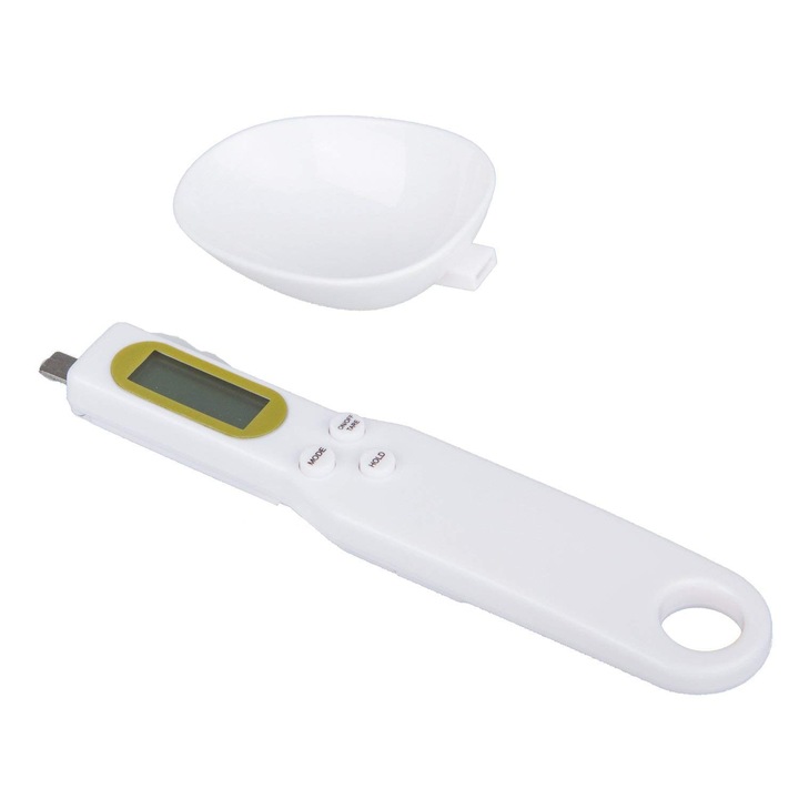 Digitális konyhai mérleg, 500g, 0.1g, fehér