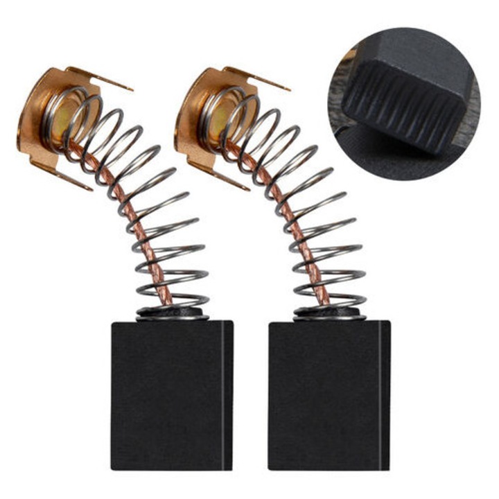 Perie carbon pentru motor, 10 perechi, 12x8x5mm, accesorii polizare si slefuire