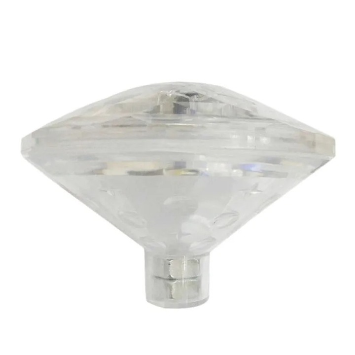 Víz alatti LED lámpa, fényhatások, átlátszó, 8x8x8cm