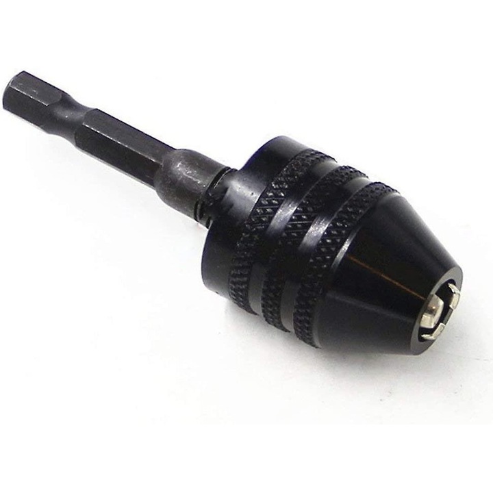 Set adaptor cheie fara fir 6.35mm, 3-urechi, pentru burghie, 0.3x6.5mm