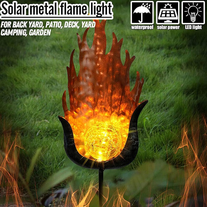 Lampa solara de gradina, design delicat, calitate premium, IP44, 1x1.2V 600mAh, set 1 lampa.