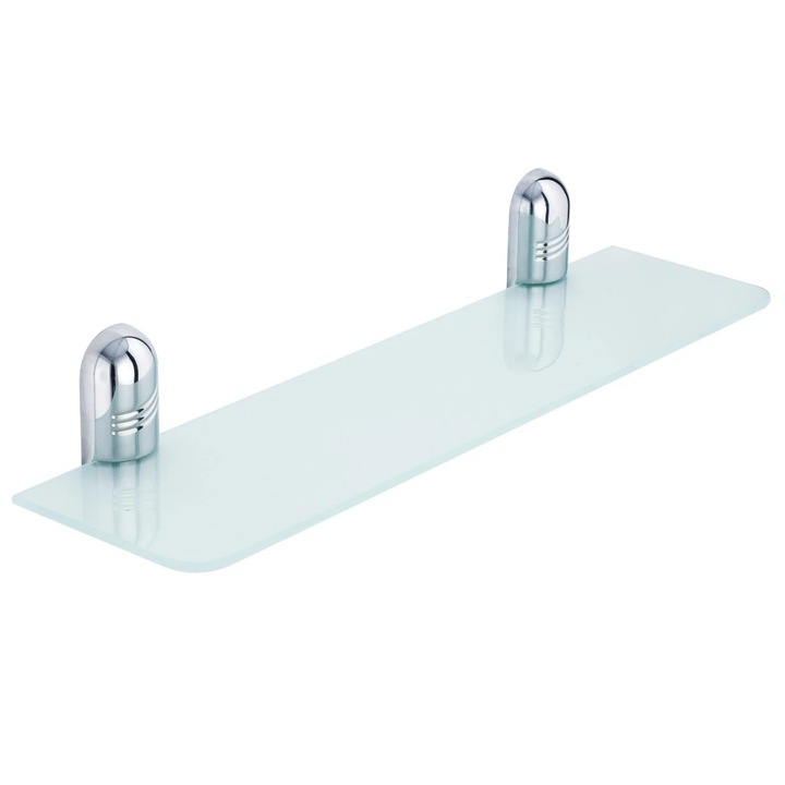 Etajera baie din sticla Nehir 931, 45 x 11 cm
