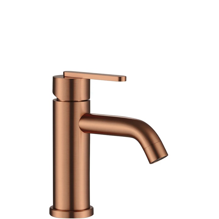 Смесител за мивка Rea, Ontario Low, В цвят мед мат