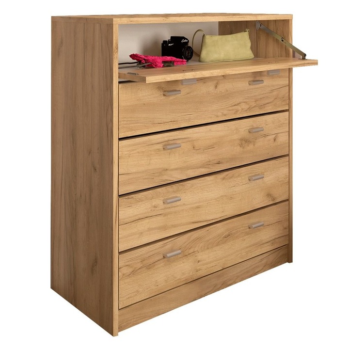 Pantofar DacEnergy©, realizat din Pal melaminat, 5 compartimente, 74 x 85 x 35 cm, practic, artisan