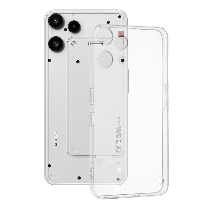 Калъф за Nothing Phone (3a) Lite - Techsuit Clear Silicone - Прозрачен