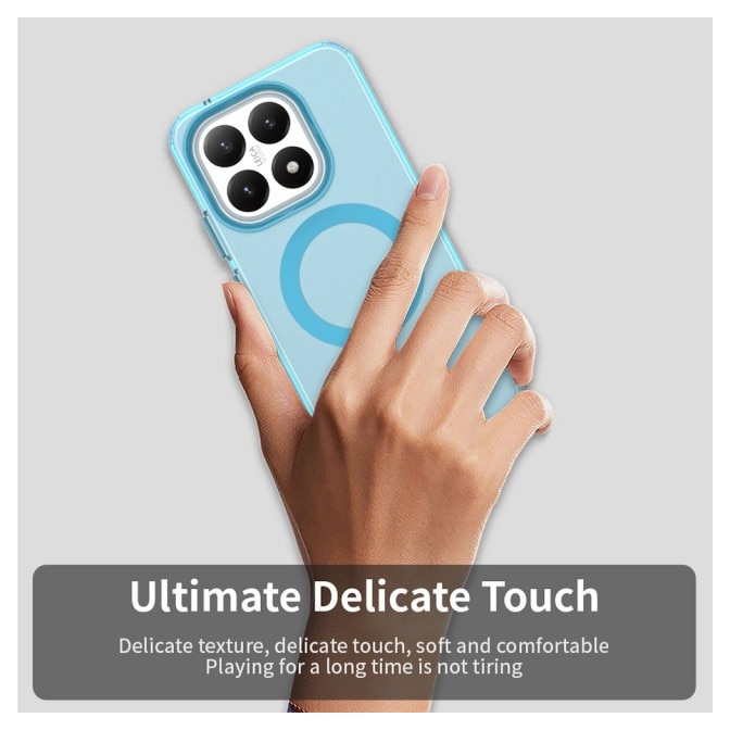 Husa Upzz® Tech Candy Pentru Xiaomi 15T, Tehnologie Magsafe, Protectie La Camera si Colturi, Albastru