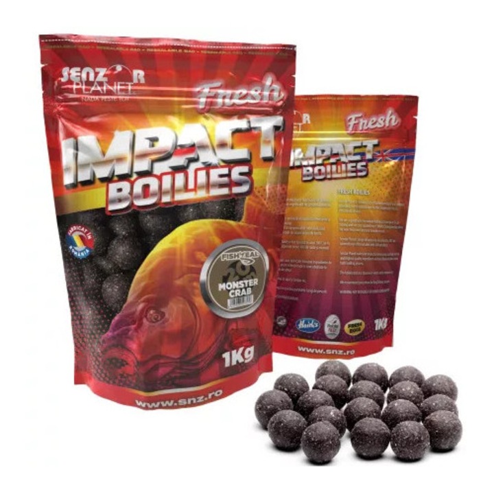 Boiles Senzor Planet Monster Crab 20mm, 1kg, голяма атракция, качествени брашна