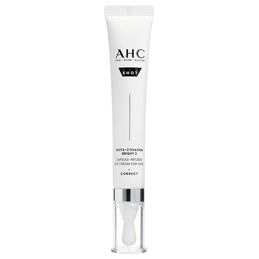 AHC PRO SHOT GLUTA CTIVATION BRIGHT 3 Capsule Infused Eye Cream For Face 30ml