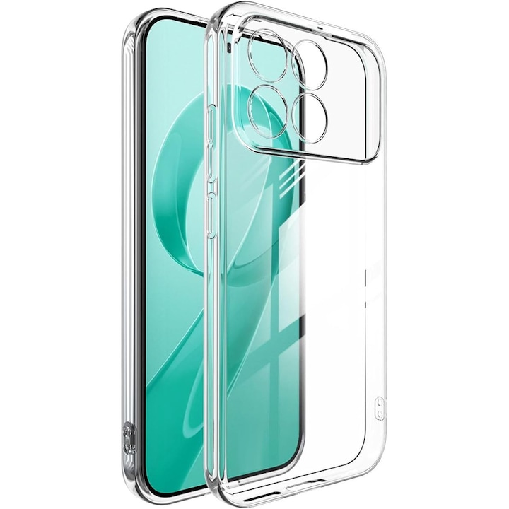 Husa pentru Poco F8 Pro, Anti-Shock 1.5mm, cu protectie lentile, transparenta