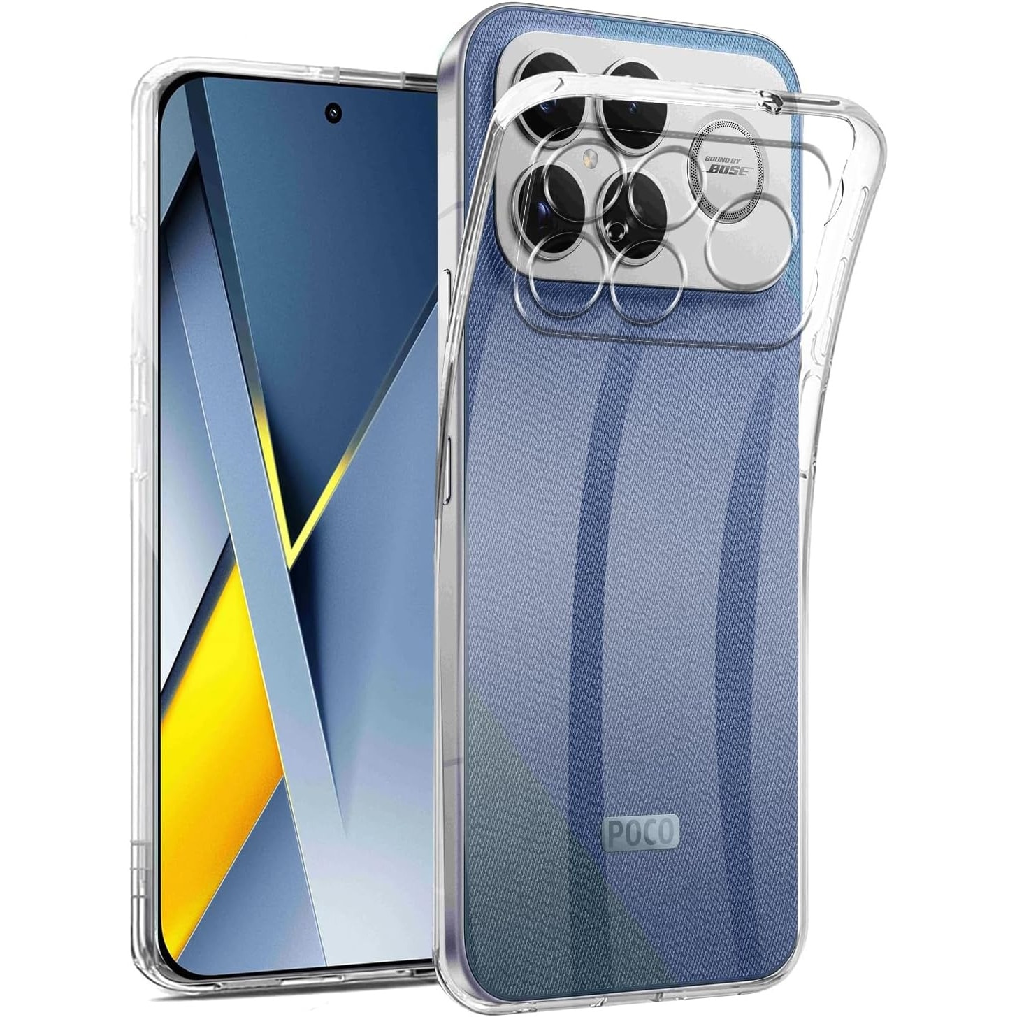 Husa pentru Poco F8 Ultra, Anti-Shock 1.5mm, cu protectie lentile, transparenta