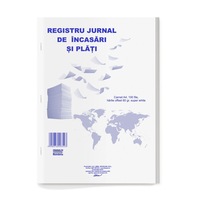 Registru jurnal de incasari si plati, A4, 100 file