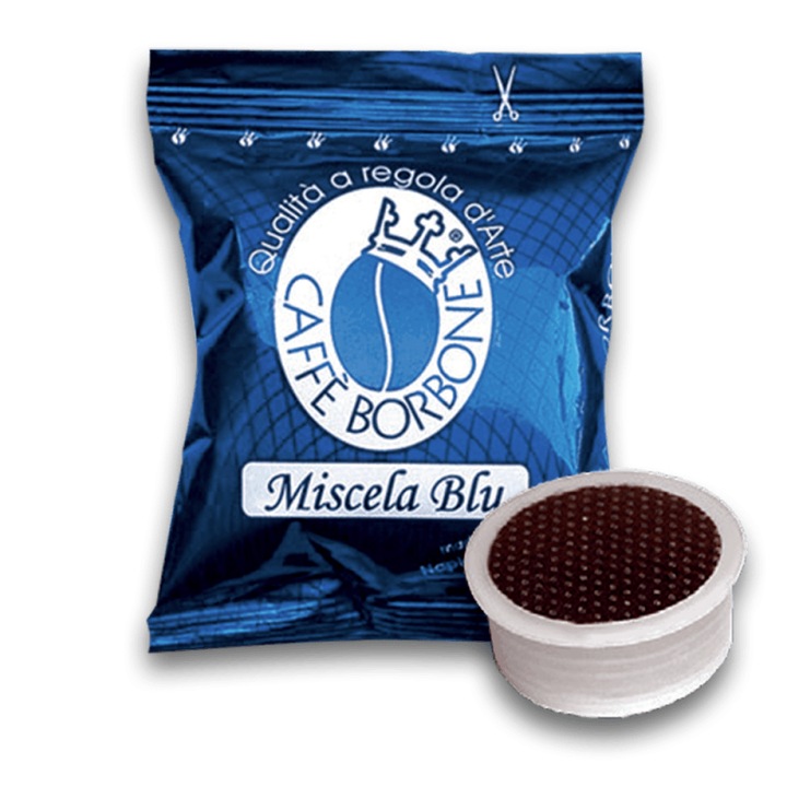 Capsule cafea Borbone BLU, Compatibile Espresso Point, 50 Capsule