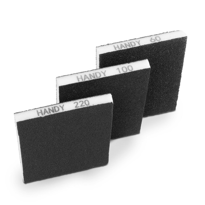 Set bureti de slefuit - 125 x 100 x 12 mm - 3 buc / pachet