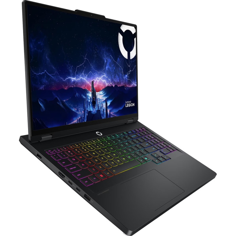 Laptop Gaming Lenovo Legion Pro 5 16IAX10H cu procesor Intel® Core™ Ultra 9 275HX pana la 5.4GHz, 16" WQXGA, OLED, 240Hz, 32GB DDR5 RAM, 2x 1TB SSD, NVIDIA® GeForce RTX™ 5070 Ti 12GB GDDR7, No OS, Eclipse Black, 3y on-site Premium Care